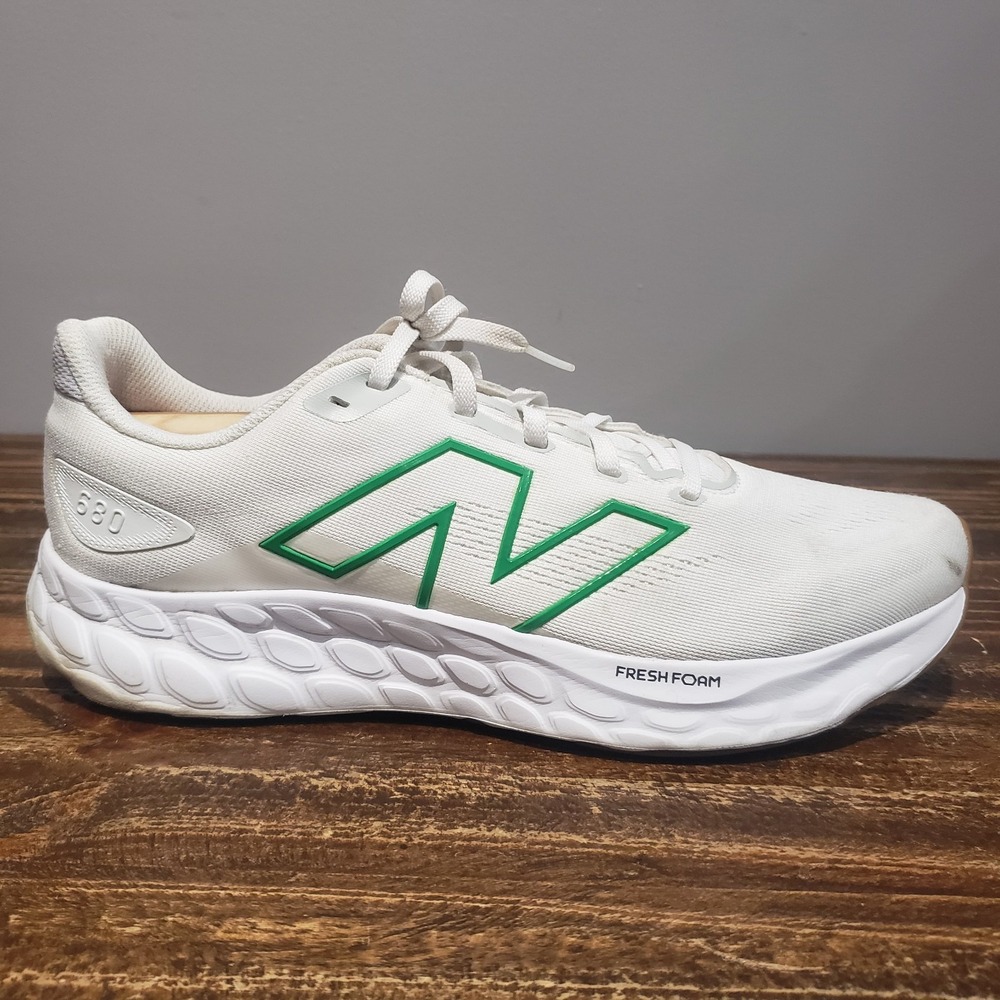 New Balance Fresh Foam 680v7 Shoes Mens 11.5 D White Running Sneakers M680CW8